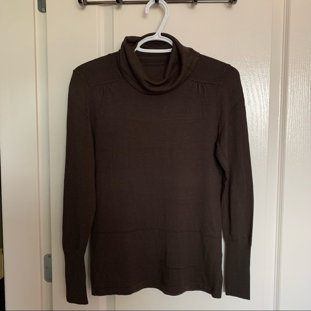 Brown Laura Ashley Turtleneck
